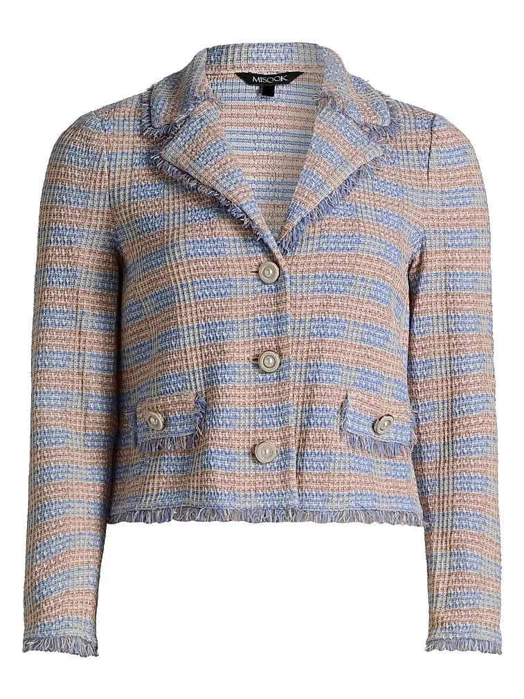 Women's Striped Knit Jacket