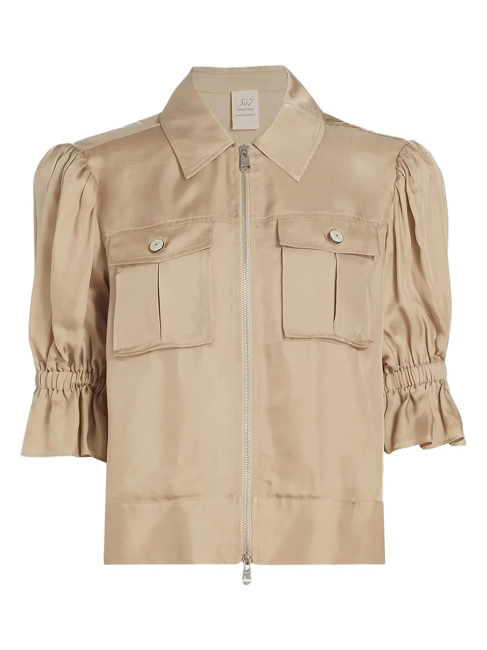 Women's Holly Puff-Sleeve Utility Jacket Women's Holly Puff-Sleeve Utility Jacket