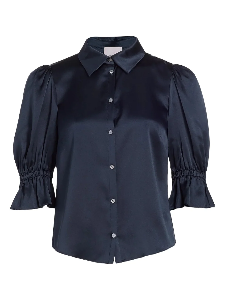 Women's Fiona Silk Puff-Sleeve Blouse Women's Fiona Silk Puff-Sleeve Blouse