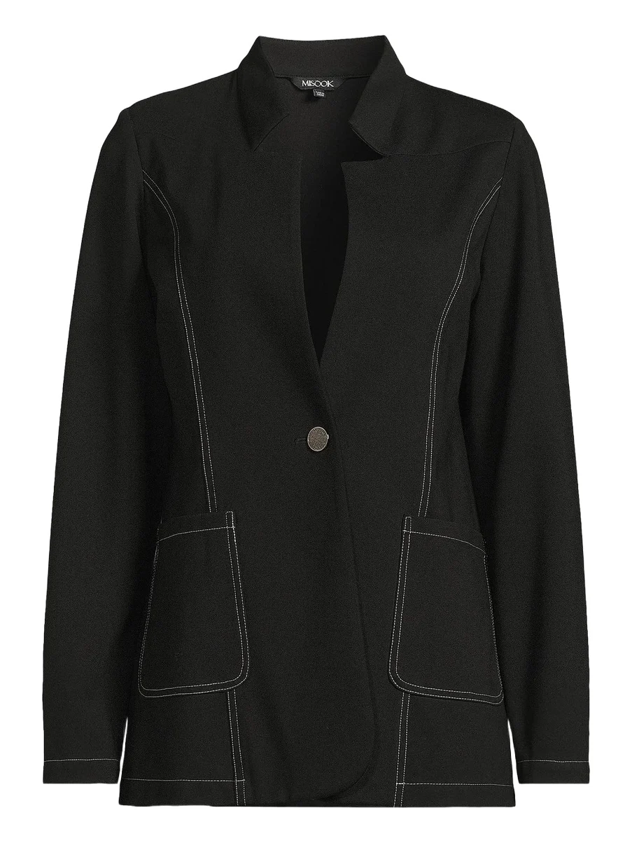 Women's Tailored Ponte One-Button Blazer