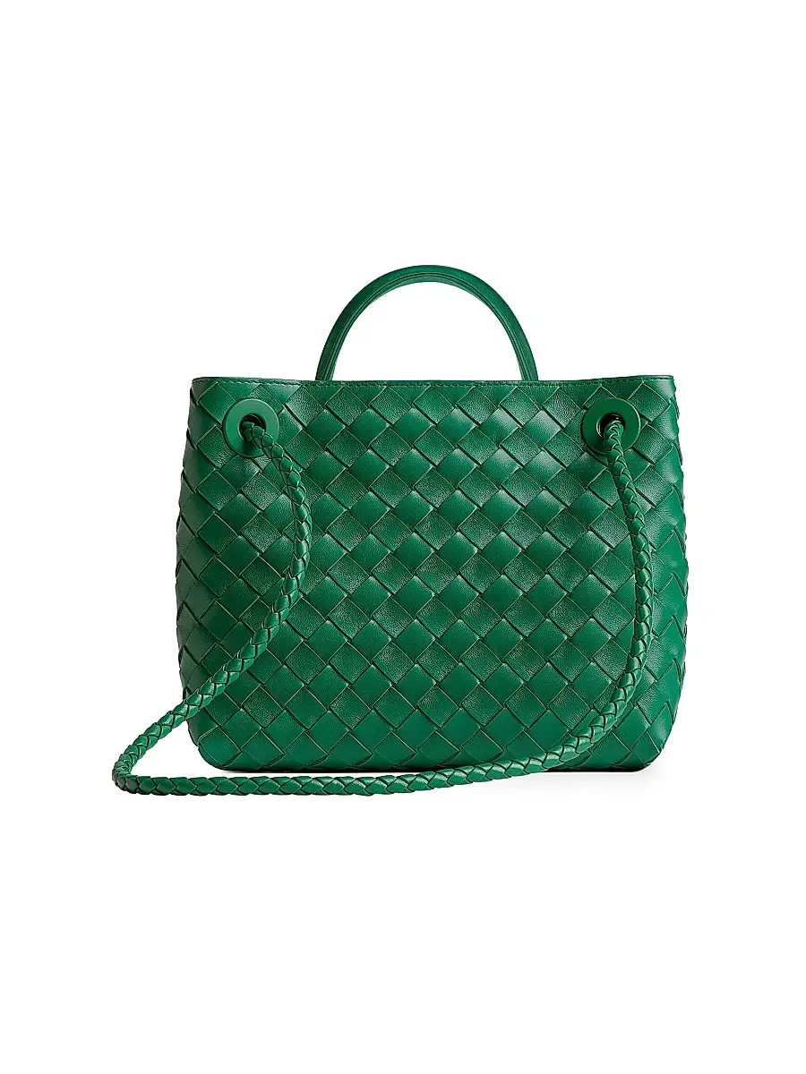 Bottega Veneta Women's Andiamo Small Intrecciato-Leather Top-Handle Bag | Thumbnail 6 Bottega Veneta Women's Andiamo Small Intrecciato-Leather Top-Handle Bag | Thumbnail 6