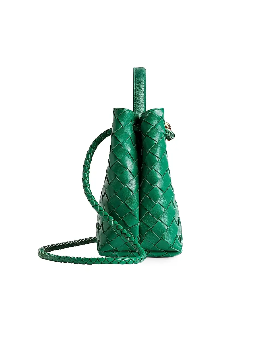 Bottega Veneta Women's Andiamo Small Intrecciato-Leather Top-Handle Bag | Thumbnail 7 Bottega Veneta Women's Andiamo Small Intrecciato-Leather Top-Handle Bag | Thumbnail 7