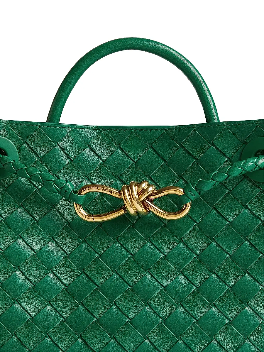 Bottega Veneta Women's Andiamo Small Intrecciato-Leather Top-Handle Bag | Thumbnail 8 Bottega Veneta Women's Andiamo Small Intrecciato-Leather Top-Handle Bag | Thumbnail 8