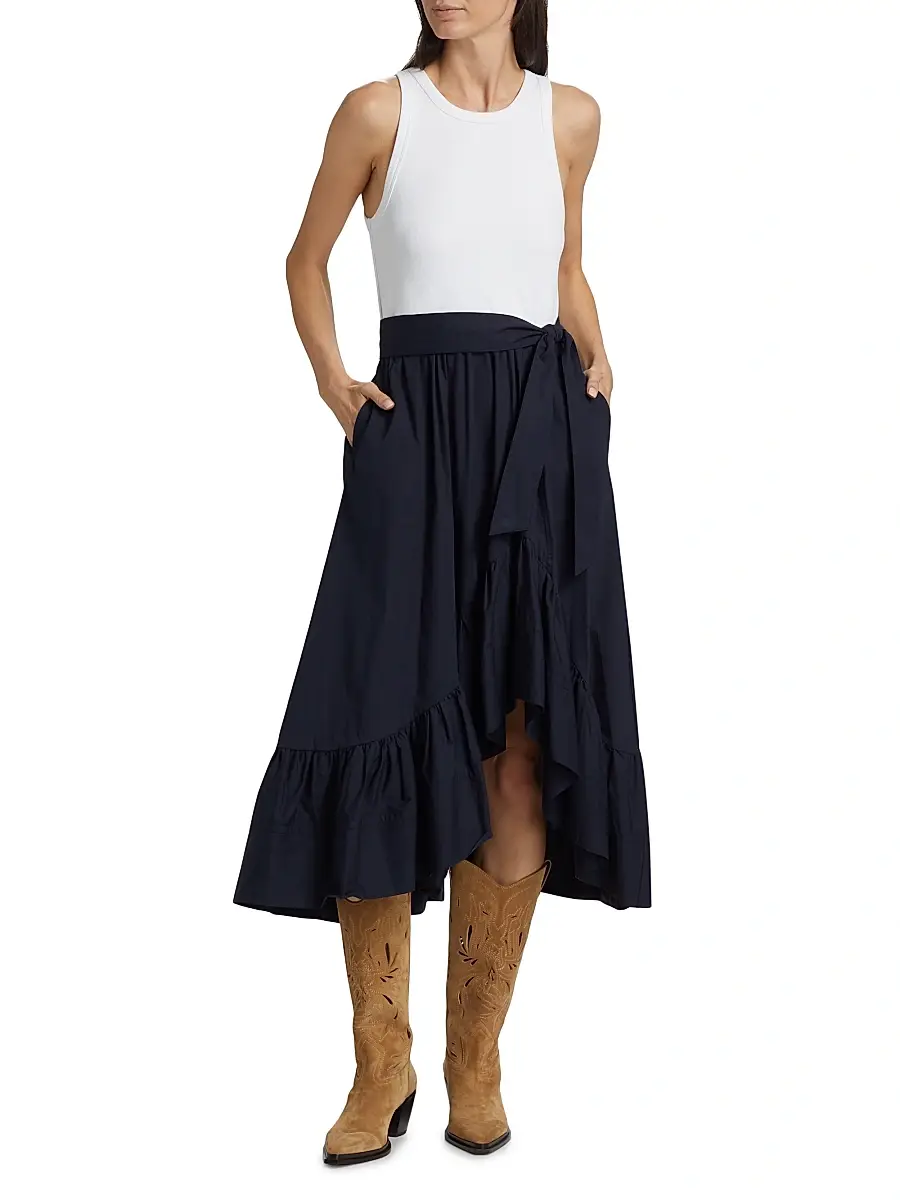 Cinq à Sept Women's Zayla Split Midi-Dress | Thumbnail 2 Cinq à Sept Women's Zayla Split Midi-Dress | Thumbnail 2