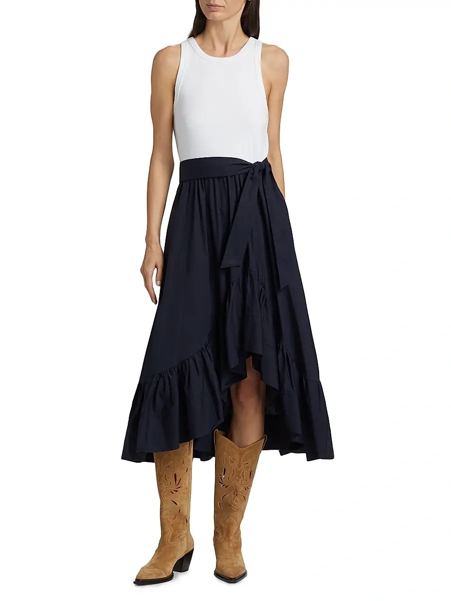Cinq à Sept Women's Zayla Split Midi-Dress | Thumbnail 3 Cinq à Sept Women's Zayla Split Midi-Dress | Thumbnail 3