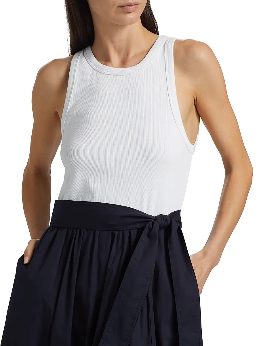 Cinq à Sept Women's Zayla Split Midi-Dress | Thumbnail 6 Cinq à Sept Women's Zayla Split Midi-Dress | Thumbnail 6