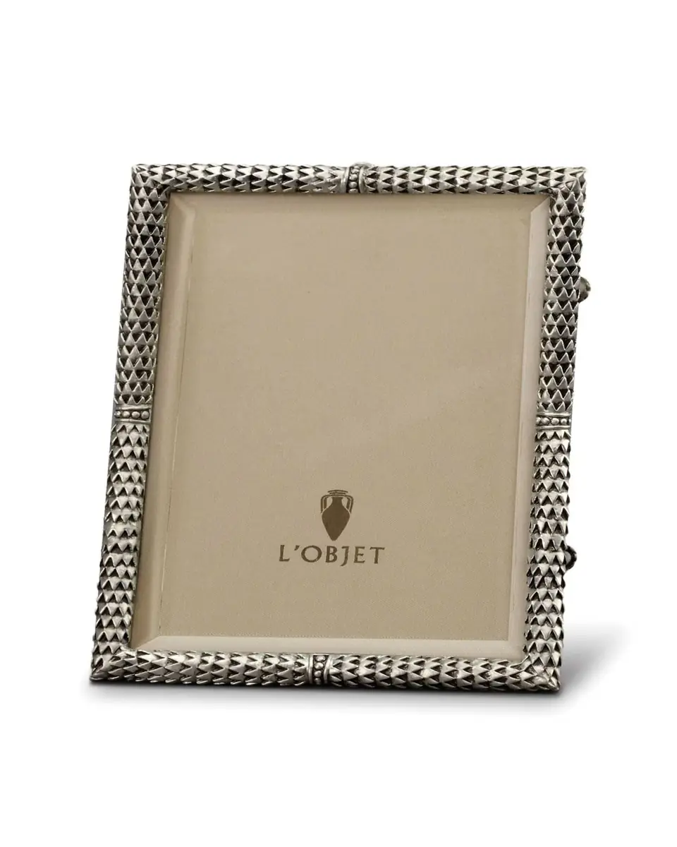 L'Objet Scales Platinum Picture Frame, 5" x 7" | Thumbnail 2