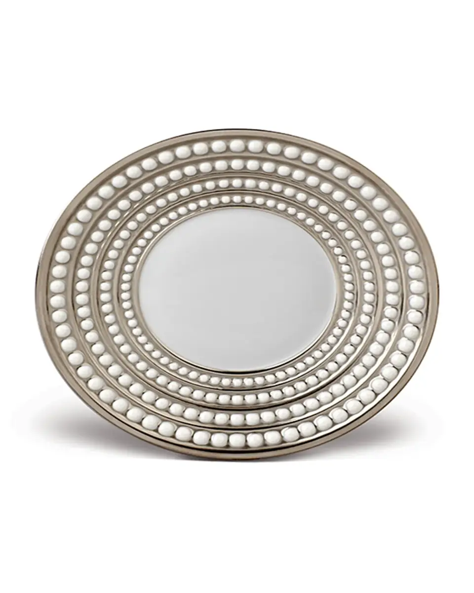 L'Objet Perlee Platinum Saucer | Thumbnail 2