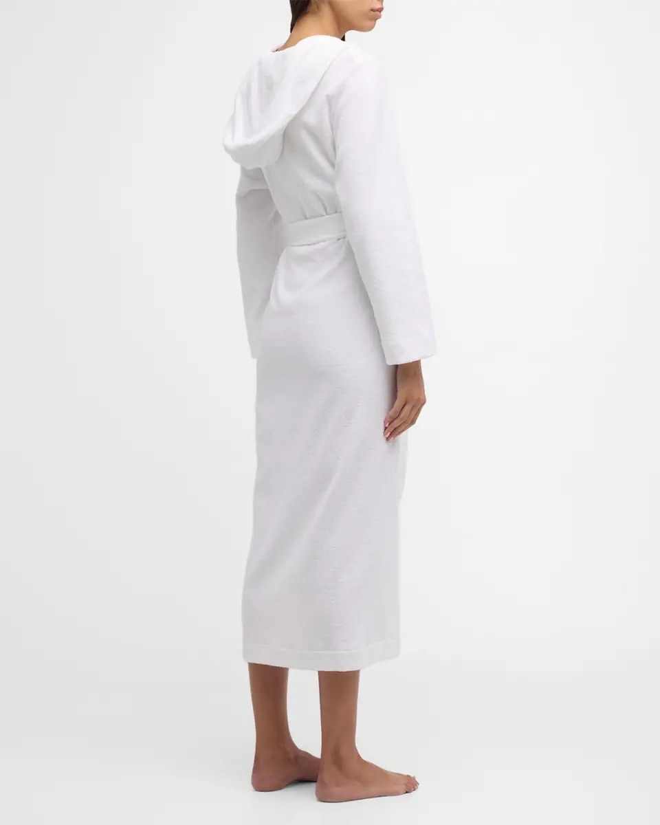Hanro Hooded Plush Long Robe | Thumbnail 6 Hanro Hooded Plush Long Robe | Thumbnail 6