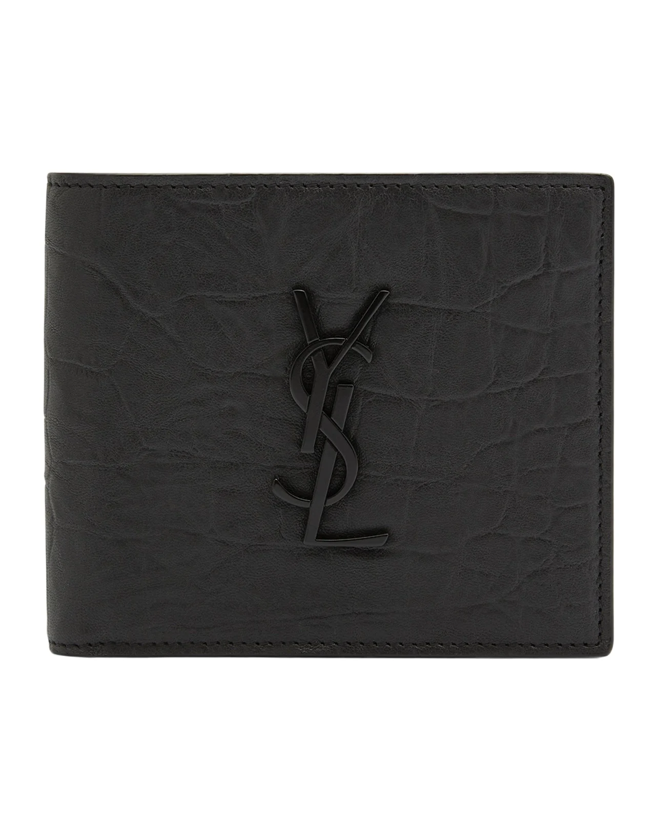 Men's Tonal Monogram Leather Bifold Wallet