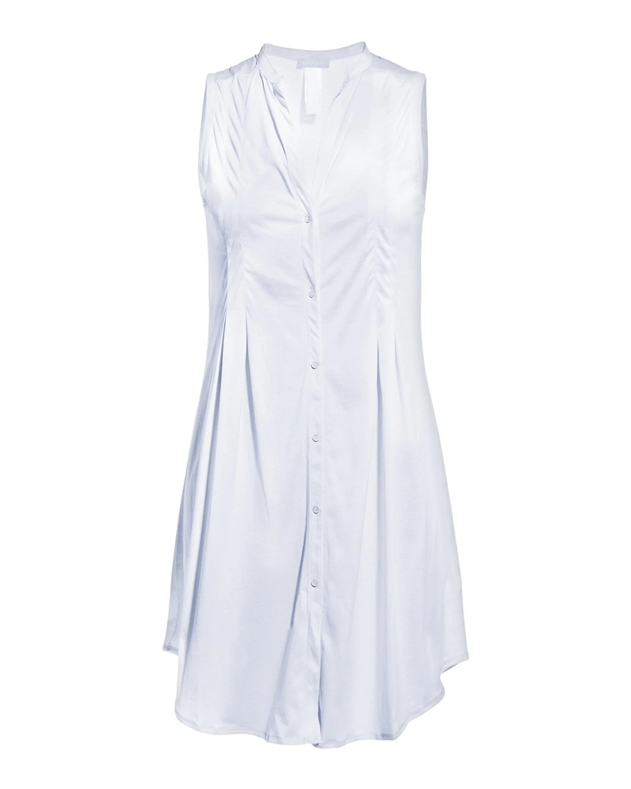 Hanro Cotton Deluxe Sleeveless Shirtwaist Nightgown | Thumbnail 1 Hanro Cotton Deluxe Sleeveless Shirtwaist Nightgown | Thumbnail 1