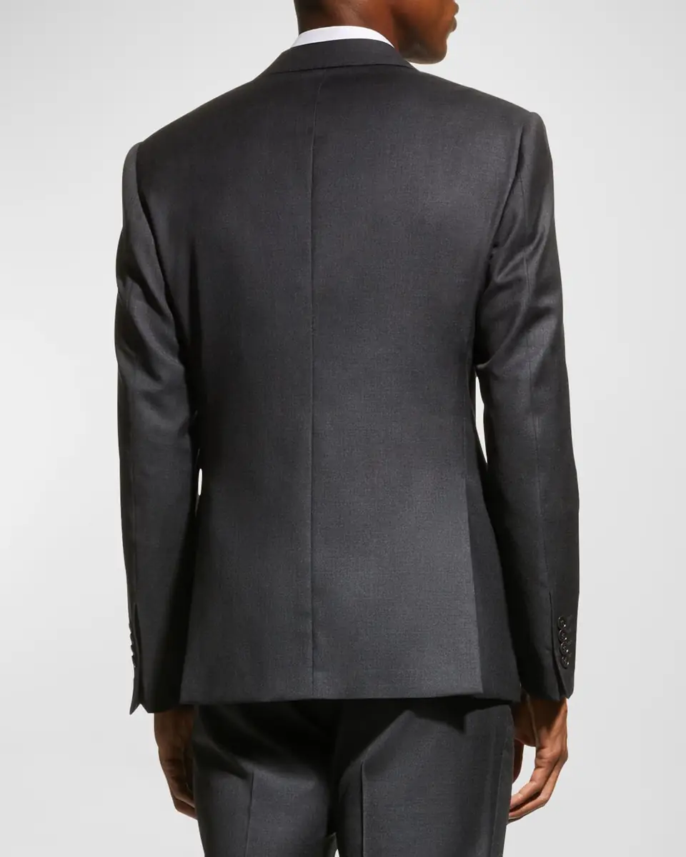 Emporio Armani Super 130s Wool Two-Piece Classic Fit Suit | Thumbnail 4 Emporio Armani Super 130s Wool Two-Piece Classic Fit Suit | Thumbnail 4