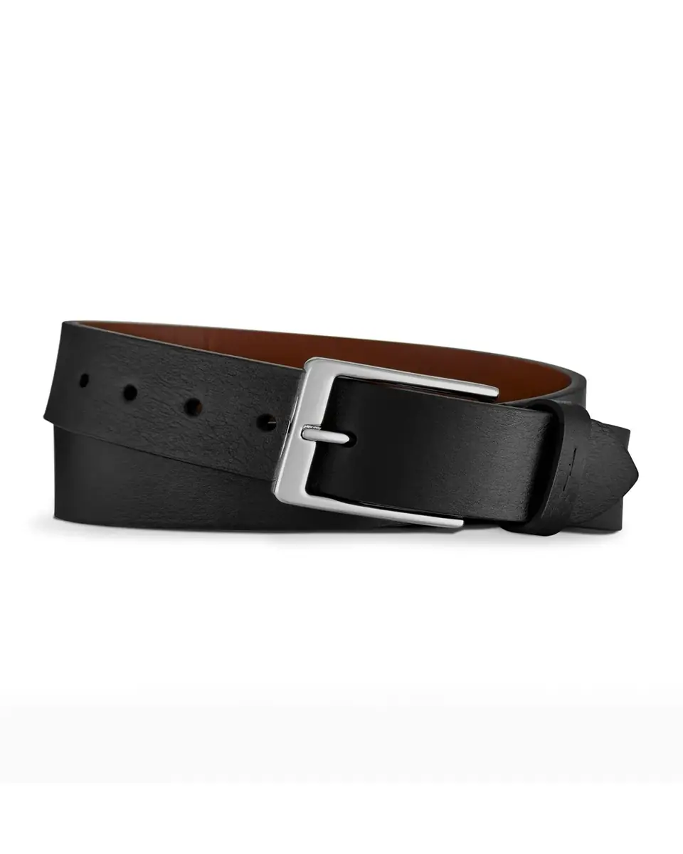 Shinola Men's Lightning Bolt Leather Belt | Thumbnail 3