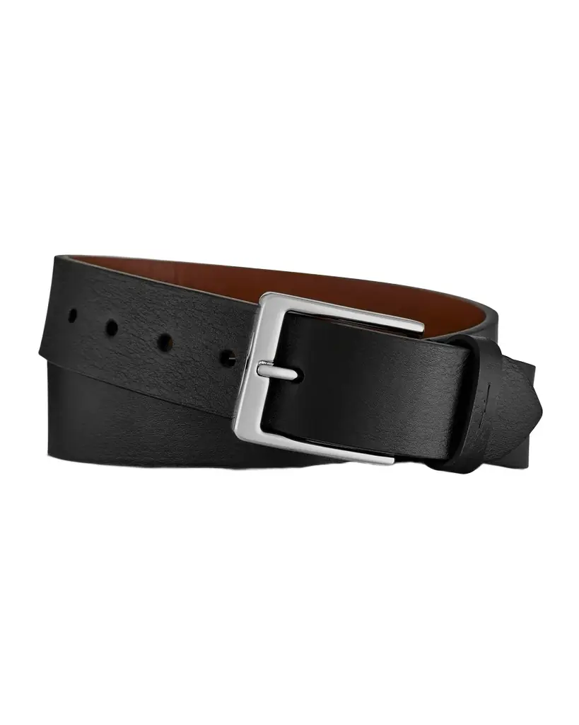 Shinola Men's Lightning Bolt Leather Belt