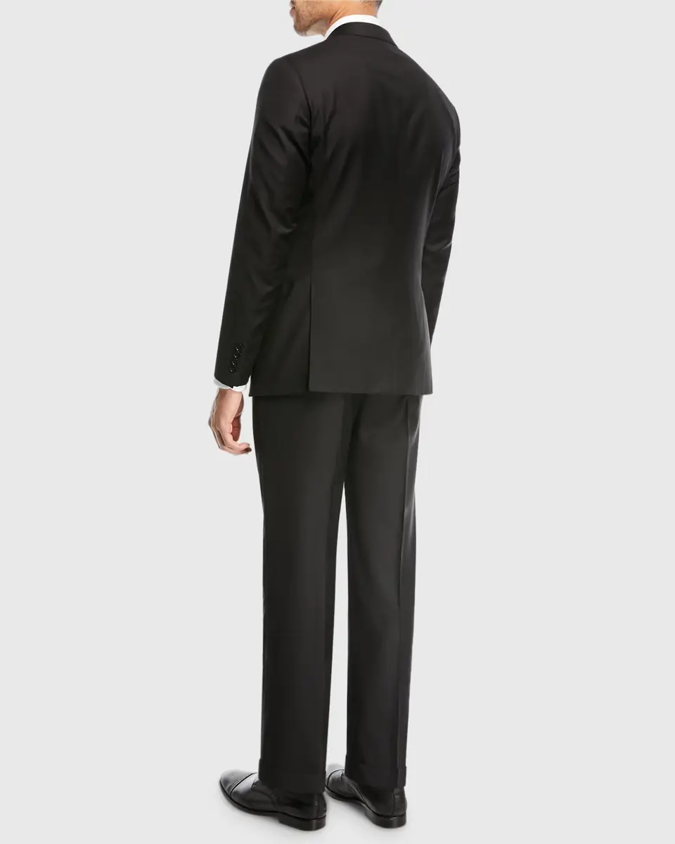 Emporio Armani Super 130s Wool Two-Piece Classic Fit Suit | Thumbnail 4