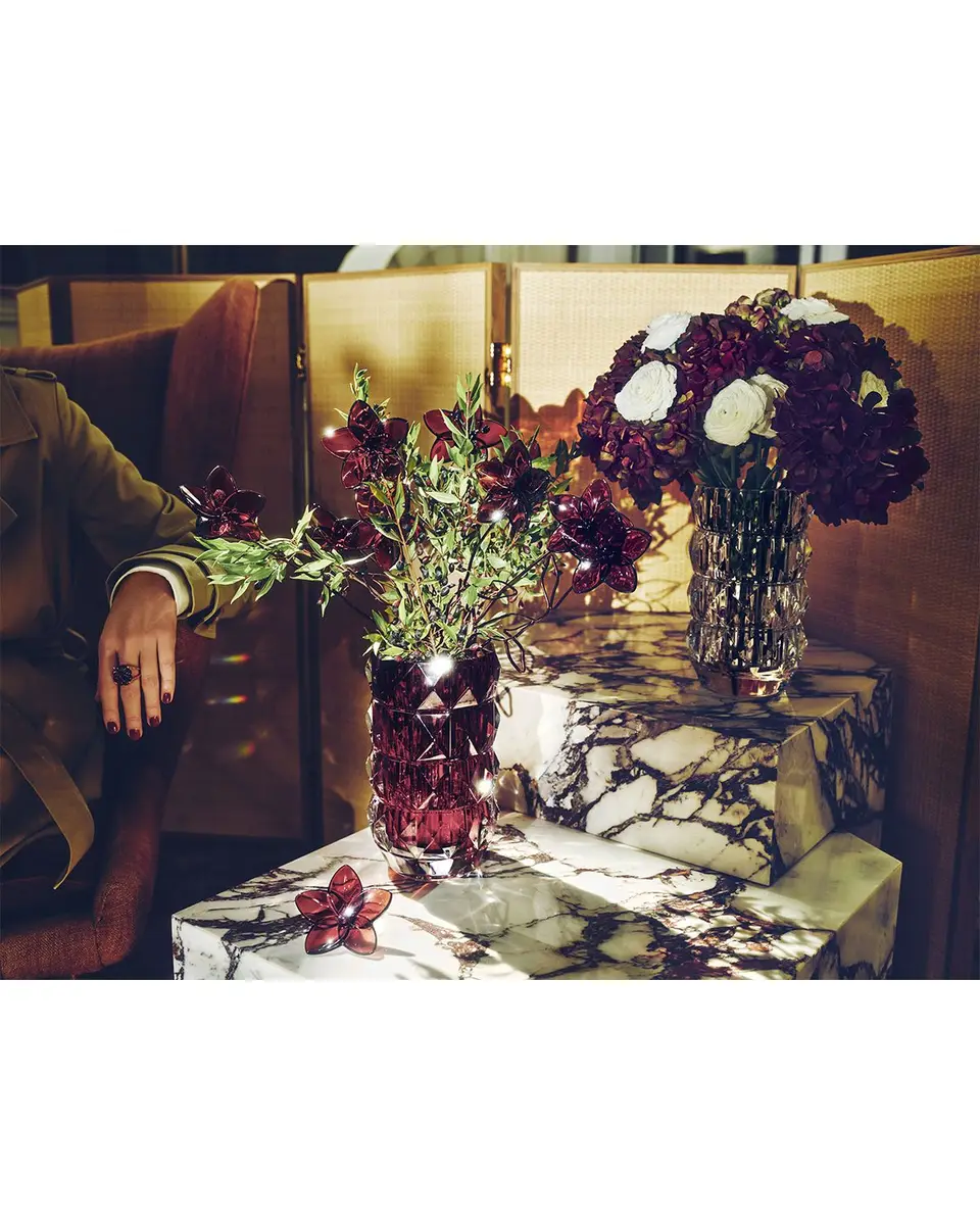 Baccarat Louxor Round Vase | Image 1 Baccarat Louxor Round Vase | Image 1