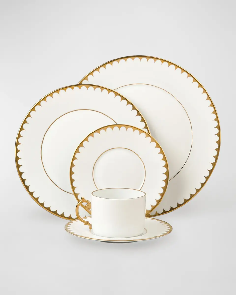 L'Objet Aegean Filet Gold Saucer | Thumbnail 2