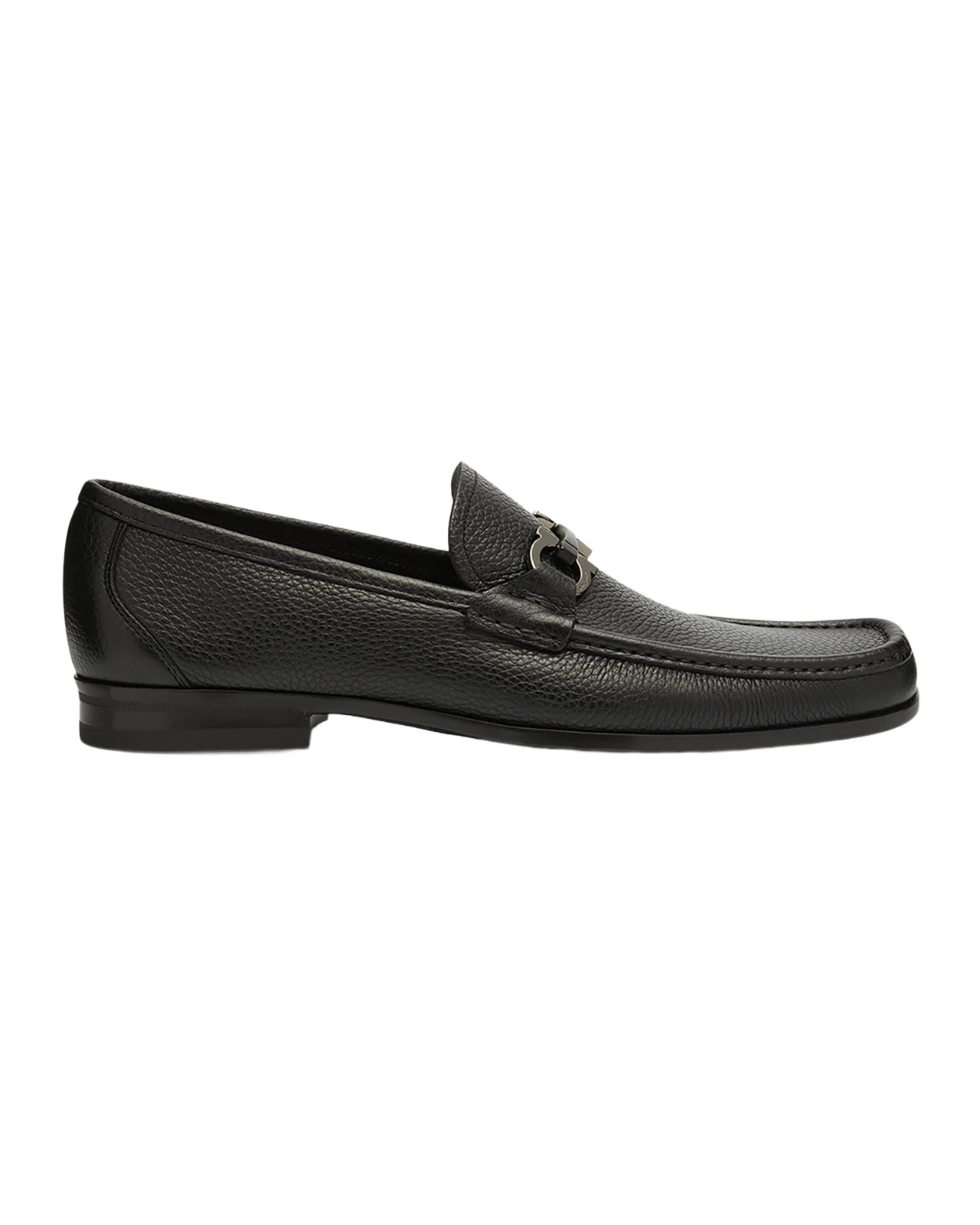 Men's Grandioso Grained Calfskin Gancini Loafer