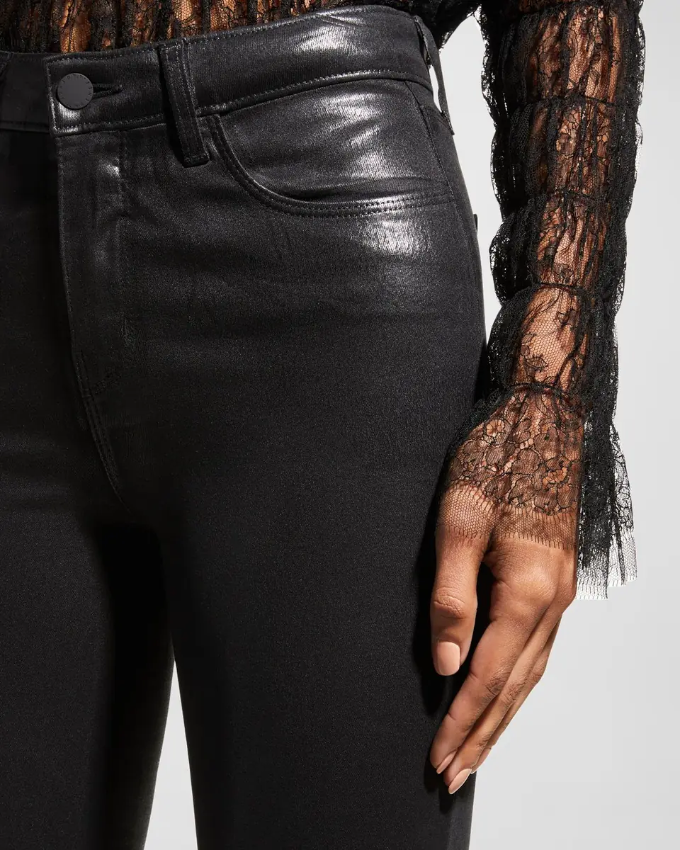 L'Agence Margot Coated High-Rise Skinny Ankle Jeans | Thumbnail 5 L'Agence Margot Coated High-Rise Skinny Ankle Jeans | Thumbnail 5
