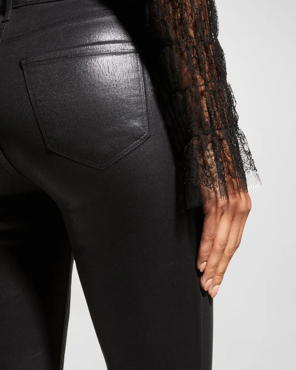 L'Agence Margot Coated High-Rise Skinny Ankle Jeans | Thumbnail 7 L'Agence Margot Coated High-Rise Skinny Ankle Jeans | Thumbnail 7