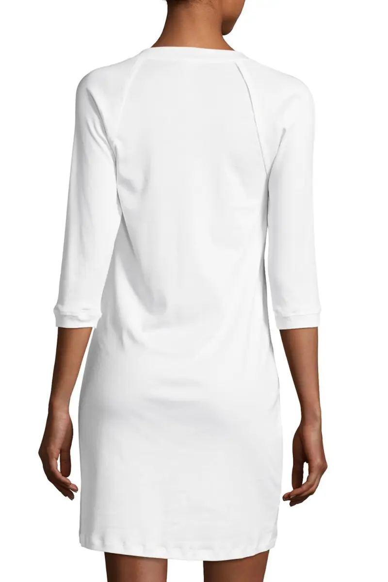 Hanro Pure Essence 3/4-Sleeve Gown | Thumbnail 4 Hanro Pure Essence 3/4-Sleeve Gown | Thumbnail 4