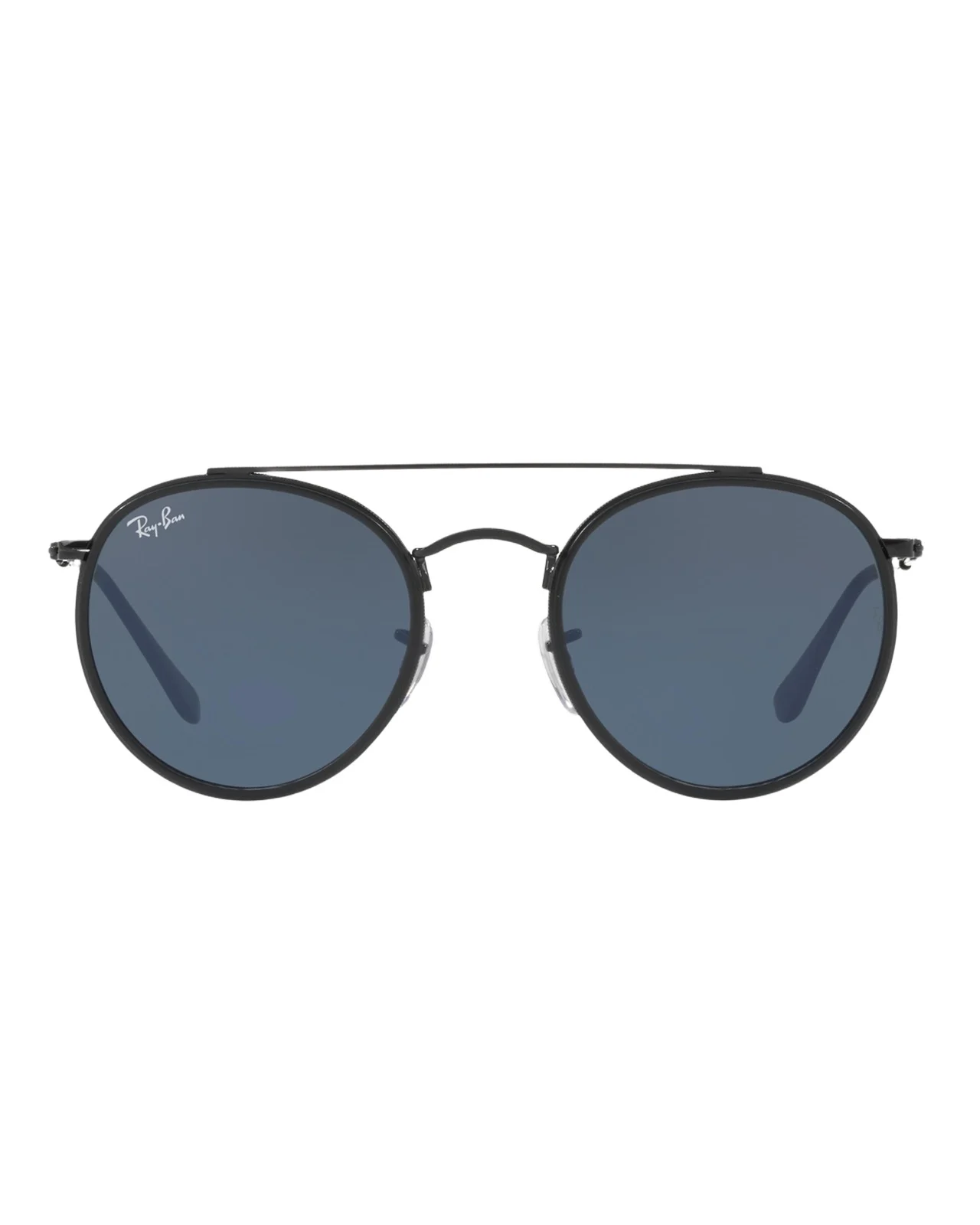 Monochromatic Round Metal Sunglasses, 51MM