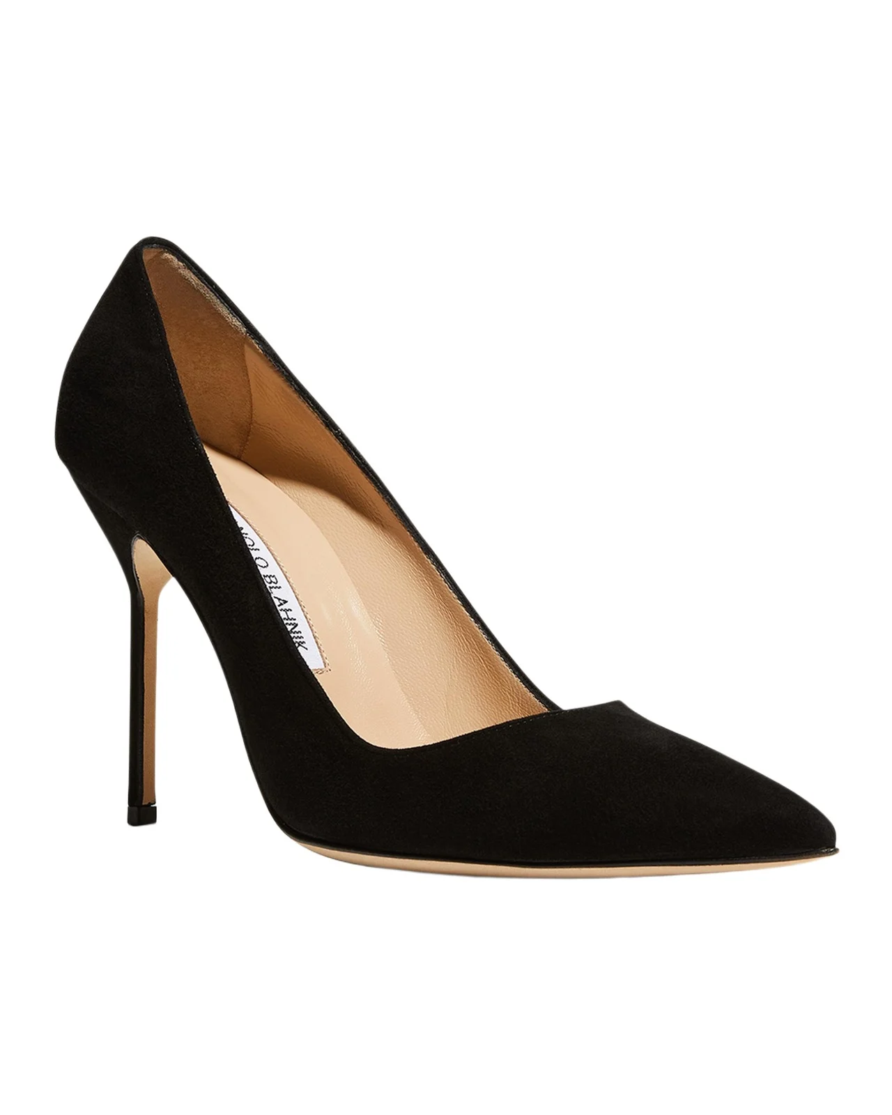 Manolo Blahnik BB 105mm Suede Pumps