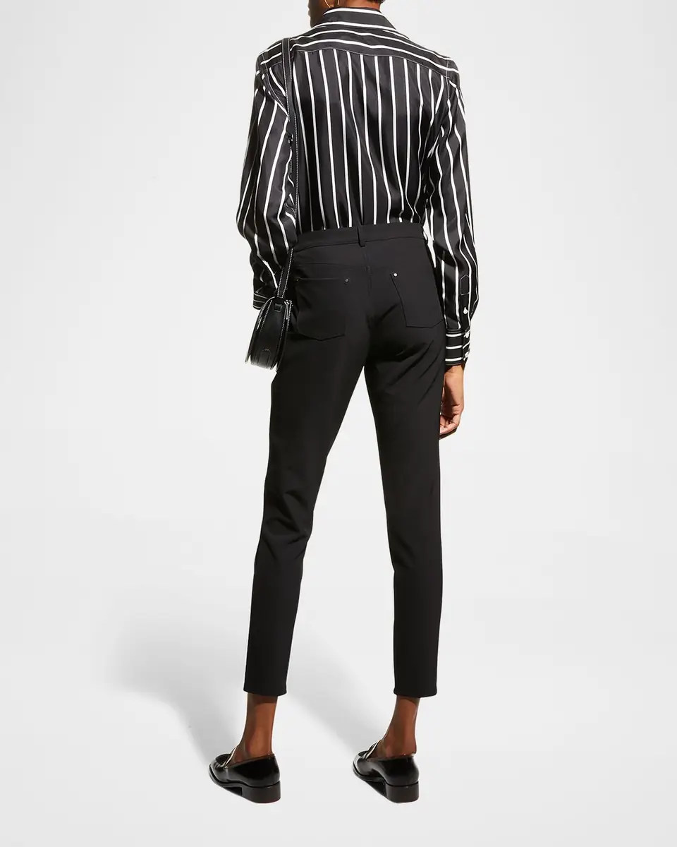 Lafayette 148 New York Mercer Acclaimed Stretch Mid-Rise Skinny Jeans | Thumbnail 4