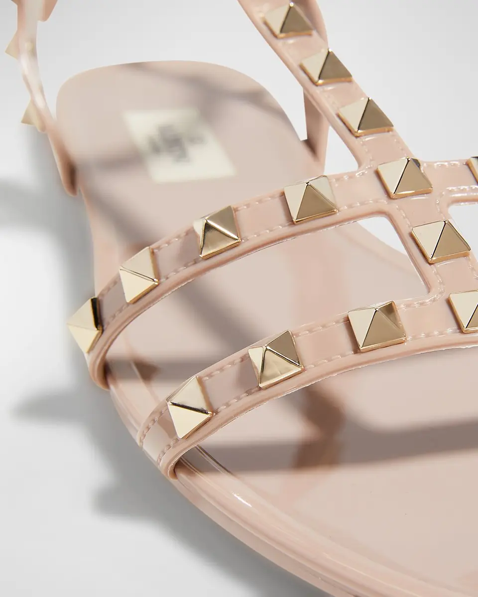 Valentino Garavani Rockstud Jelly Flat Gladiator Sandals | Thumbnail 4 Valentino Garavani Rockstud Jelly Flat Gladiator Sandals | Thumbnail 4
