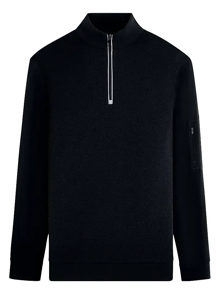 Men's Quarter-Zip Knit Jacket Men's Quarter-Zip Knit Jacket
