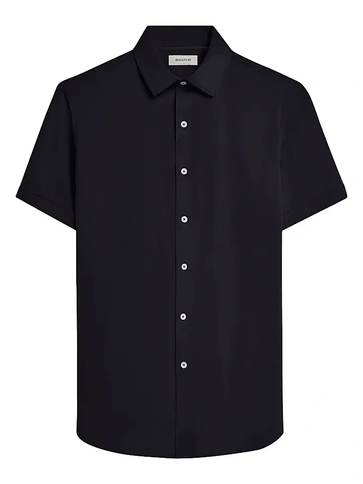 Men's Miles Stretch Cotton Button-Front Shirt Men's Miles Stretch Cotton Button-Front Shirt