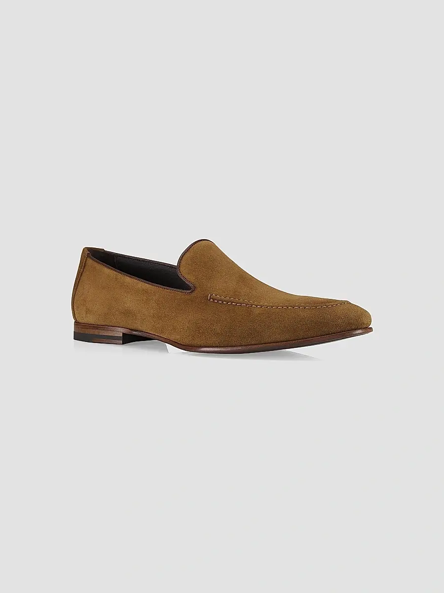 To Boot New York Men's Beamon Suede Leather Loafers | Thumbnail 2