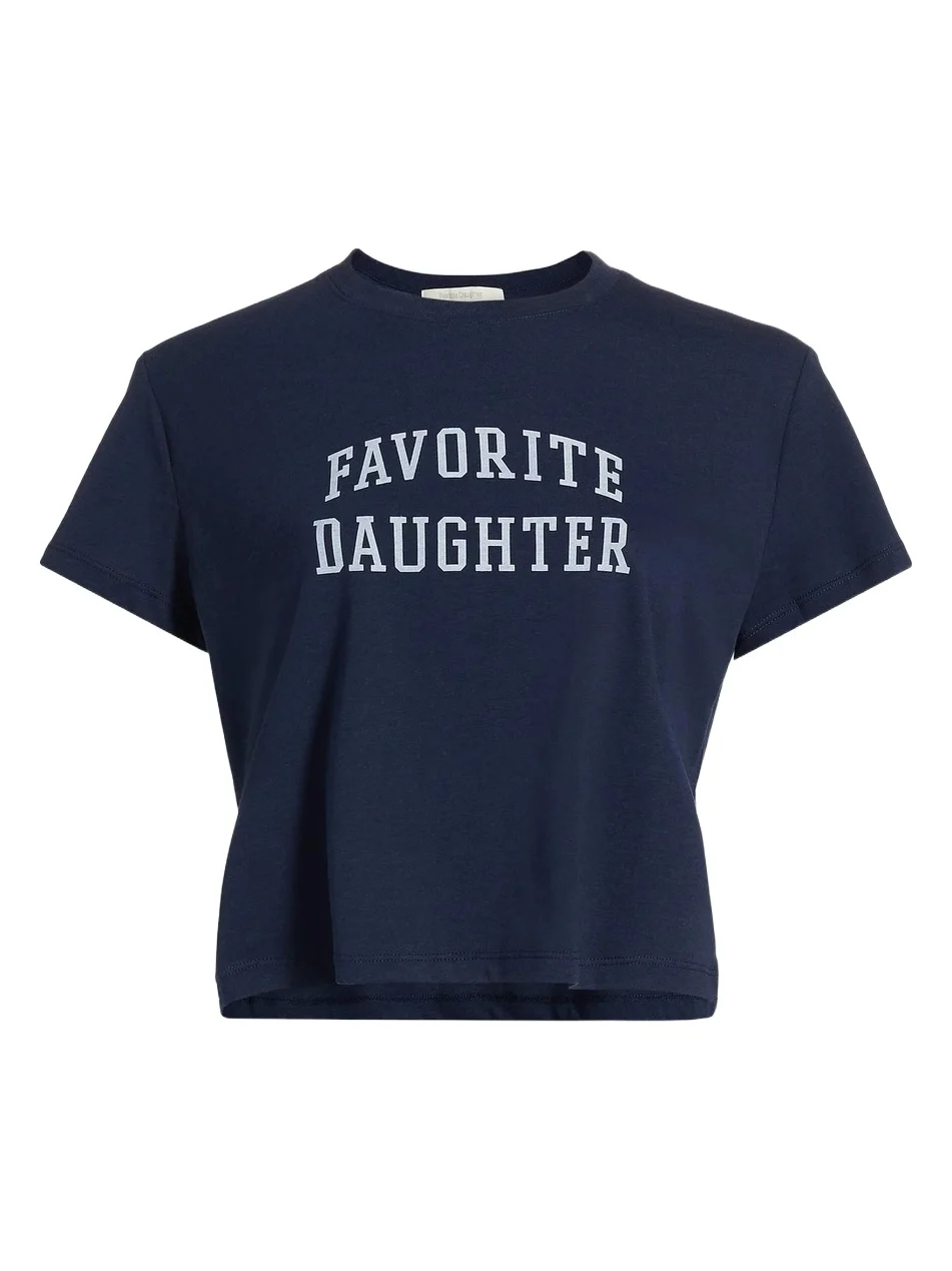 Favorite Daughter Women's Collegiate Crop T-Shirt