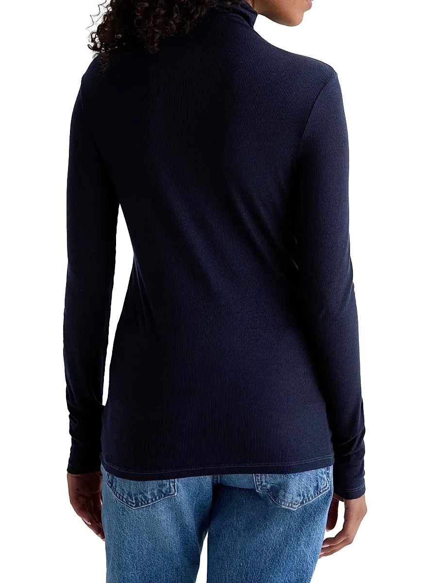 AG Jeans Women's Chels Cotton Turtleneck Sweater | Thumbnail 4 AG Jeans Women's Chels Cotton Turtleneck Sweater | Thumbnail 4
