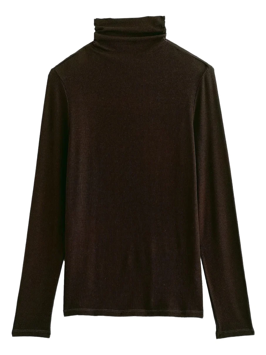 AG Jeans Women's Chels Cotton Turtleneck Sweater