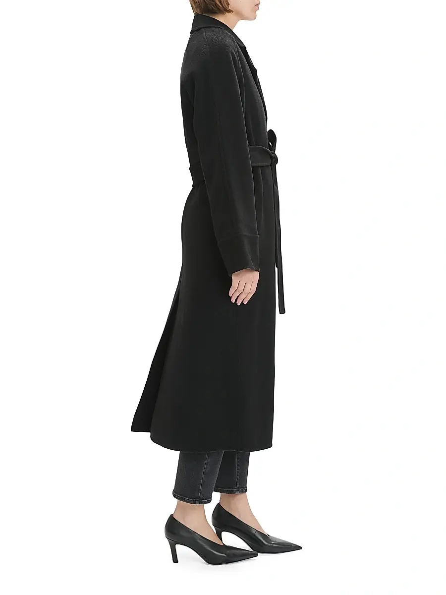 Favorite Daughter Women's Paola Wool-Blend Self-Belt Coat | Thumbnail 5