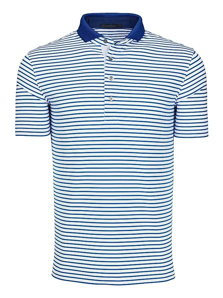 Men's Macabee Striped Polo Shirt