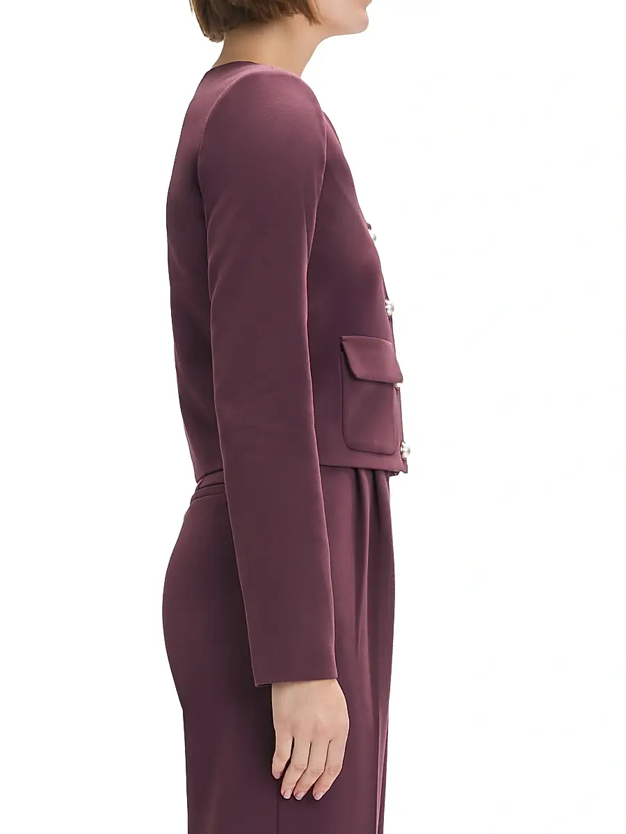Favorite Daughter Women's The Laura Square-Neck Crop Jacket | Thumbnail 5 Favorite Daughter Women's The Laura Square-Neck Crop Jacket | Thumbnail 5