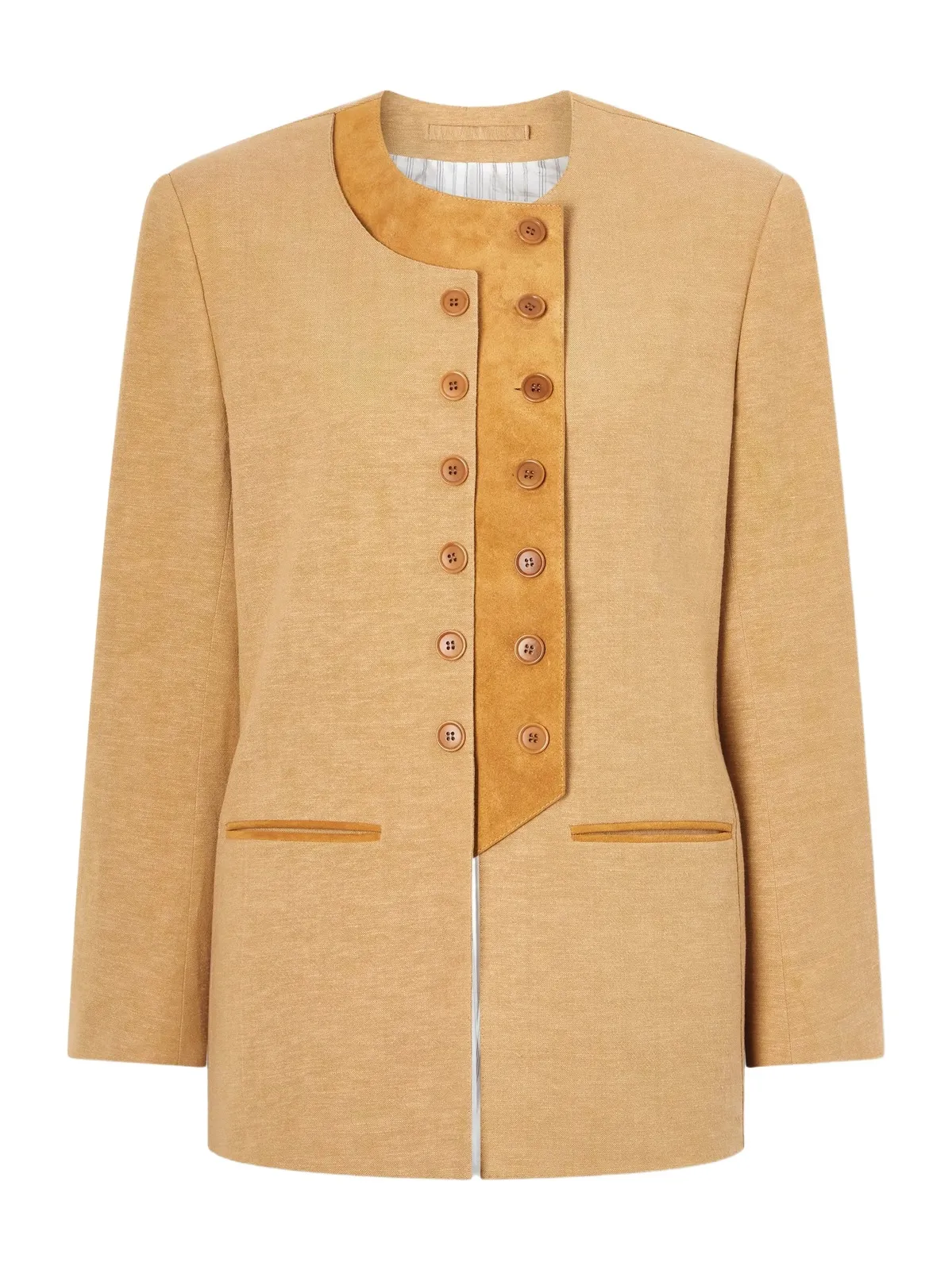 Giuliva Heritage Lara Linen-blend Blazer