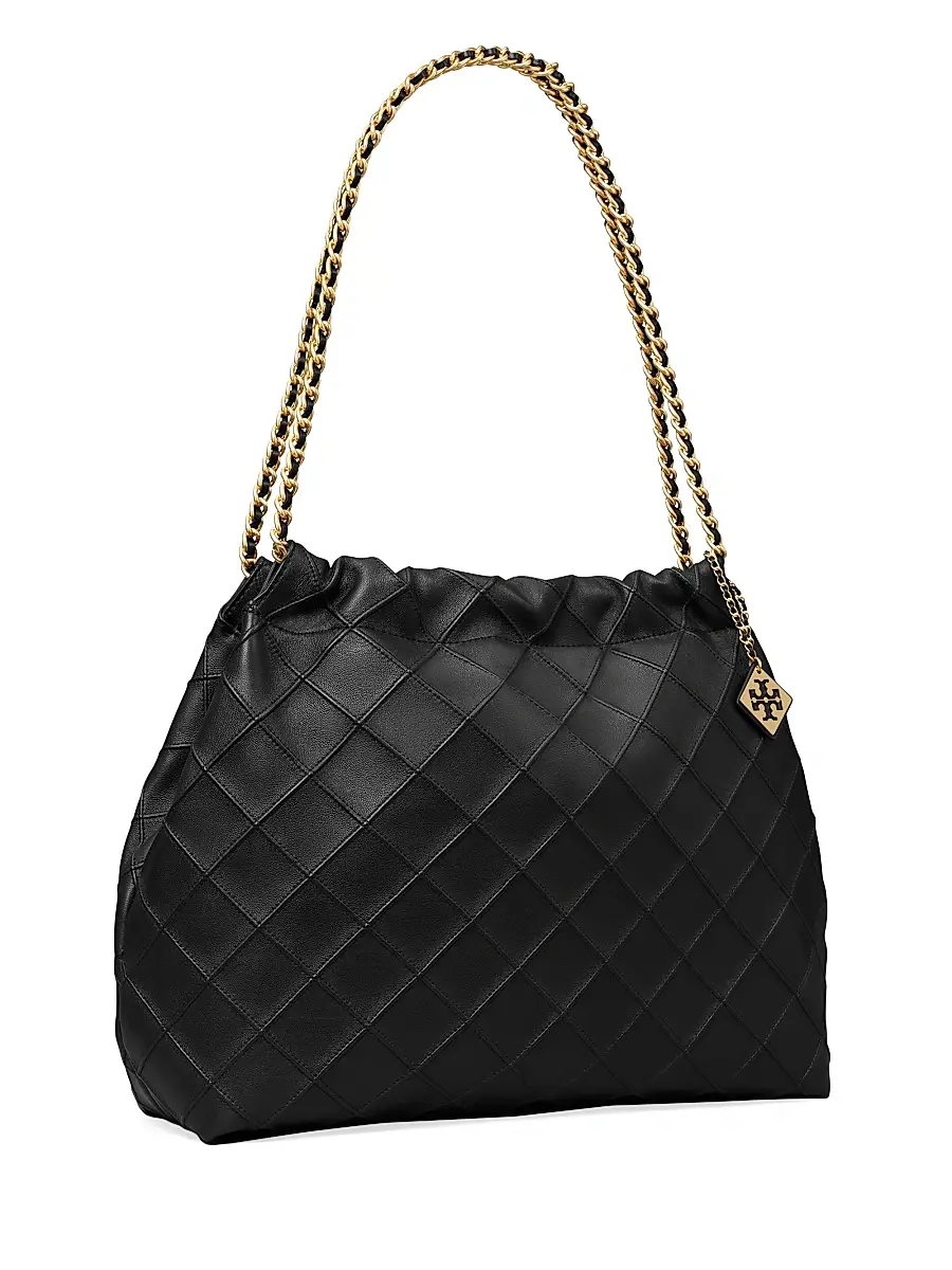 Tory Burch Women's Large Fleming Soft Leather Hobo Bag | Thumbnail 3 Tory Burch Women's Large Fleming Soft Leather Hobo Bag | Thumbnail 3