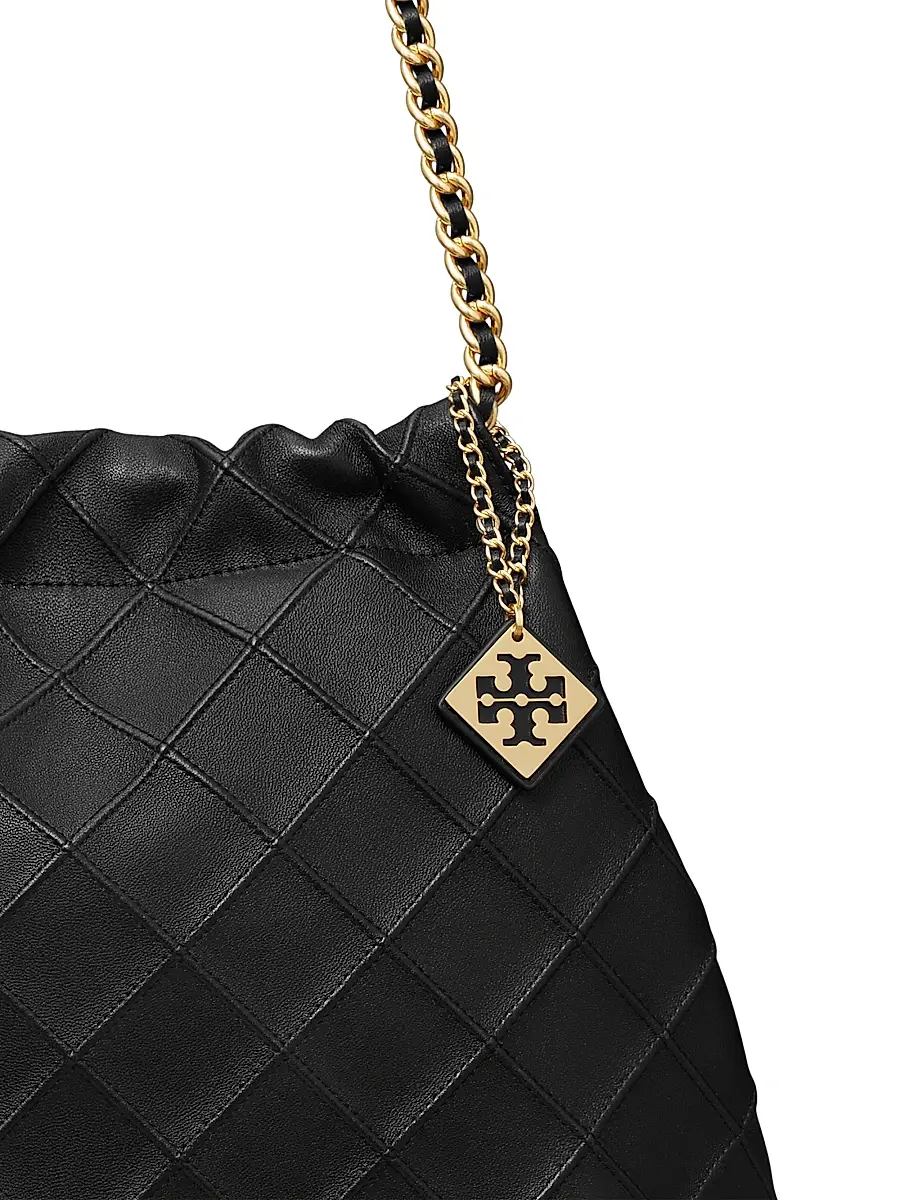 Tory Burch Women's Large Fleming Soft Leather Hobo Bag | Thumbnail 4 Tory Burch Women's Large Fleming Soft Leather Hobo Bag | Thumbnail 4