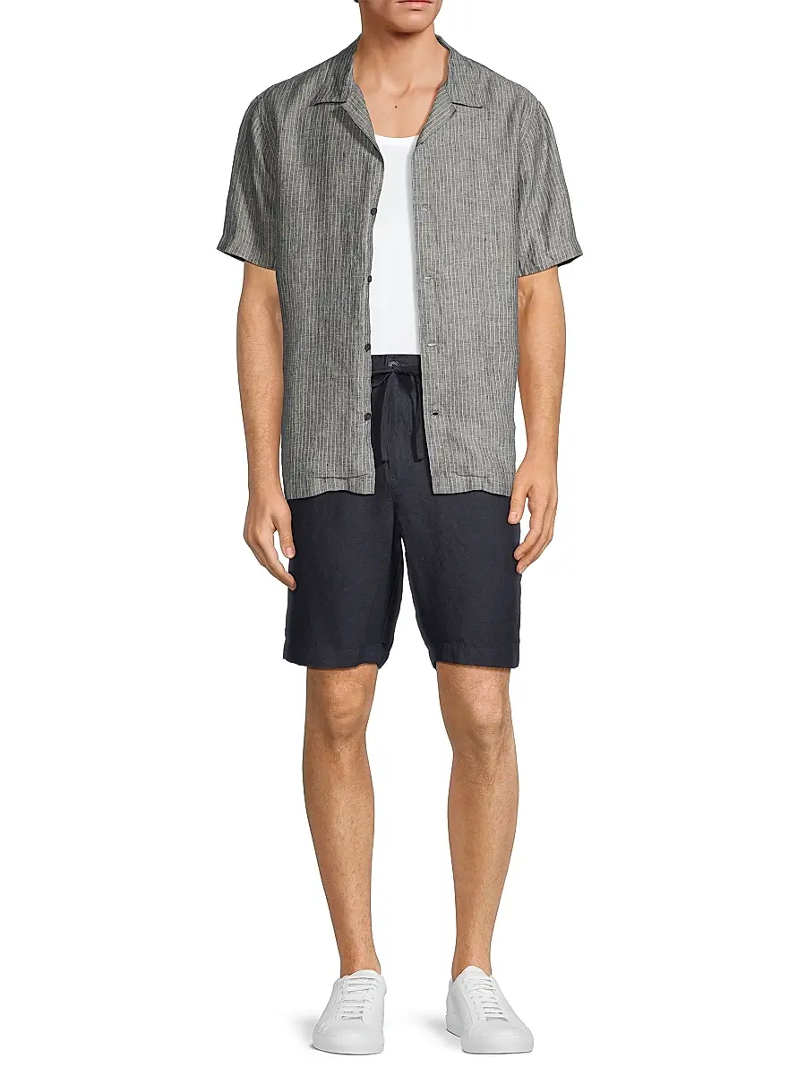 Vince Men's Lightweight Hemp Shorts | Thumbnail 2 Vince Men's Lightweight Hemp Shorts | Thumbnail 2