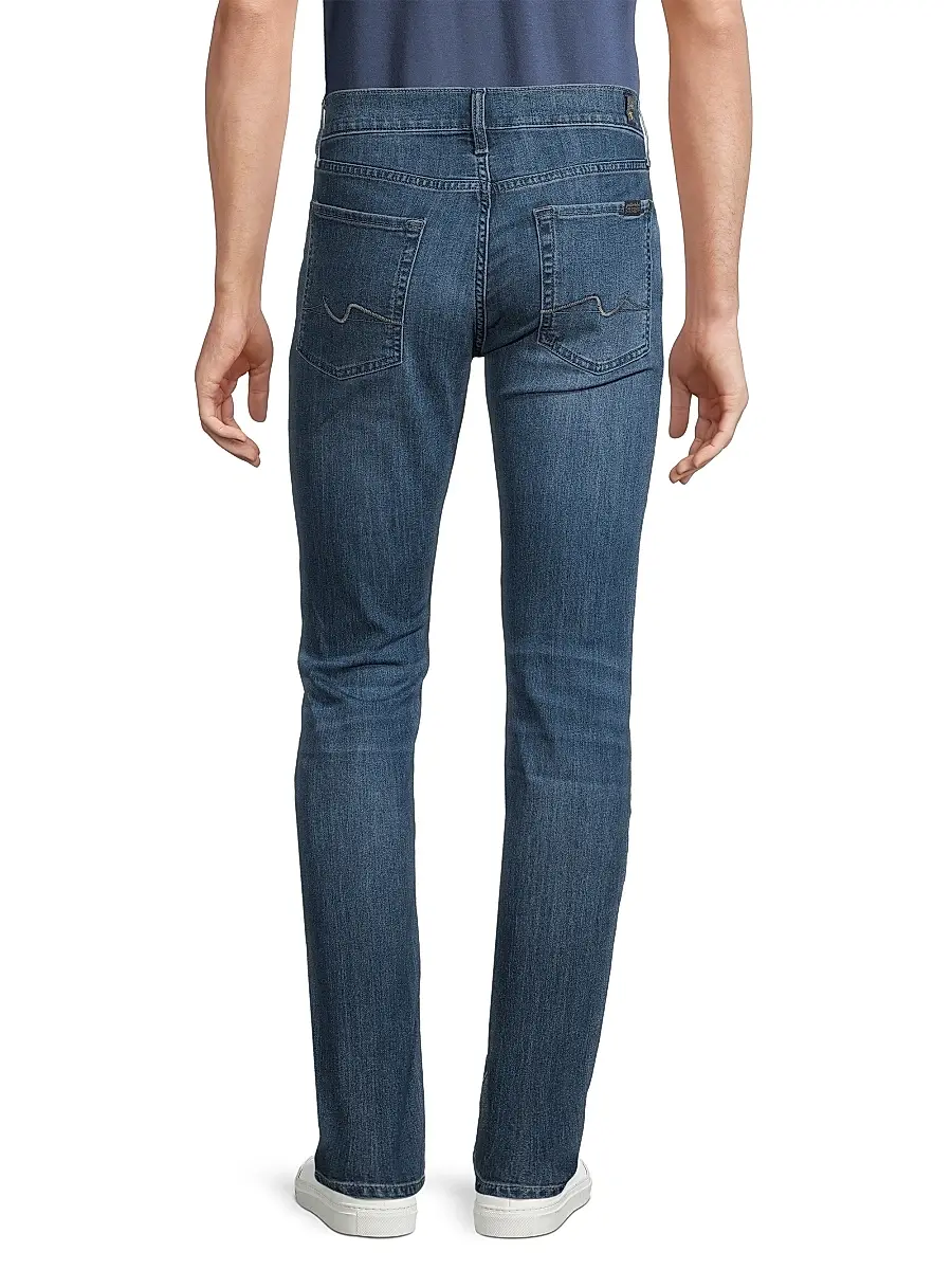 7 For All Mankind Men's Slimmy Cotton-Blend Jeans | Thumbnail 5 7 For All Mankind Men's Slimmy Cotton-Blend Jeans | Thumbnail 5