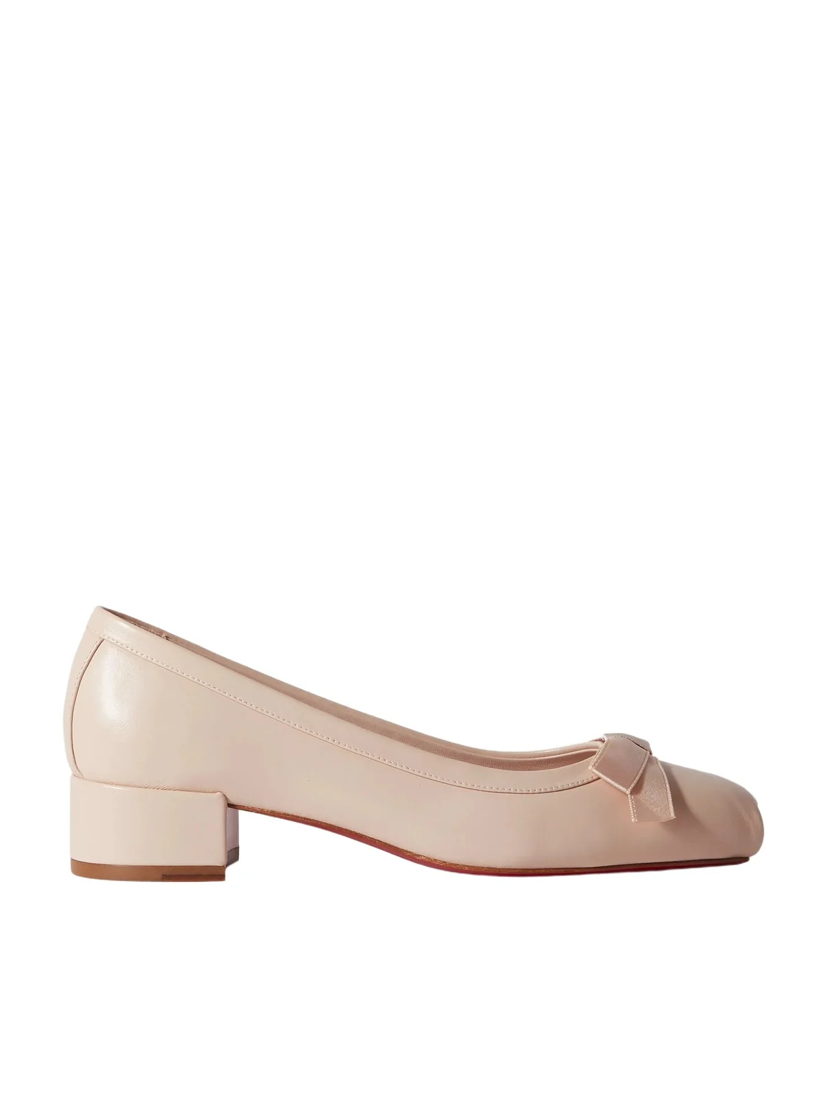 Mamaflirt 30 Bow-embellished Leather Ballet Pumps