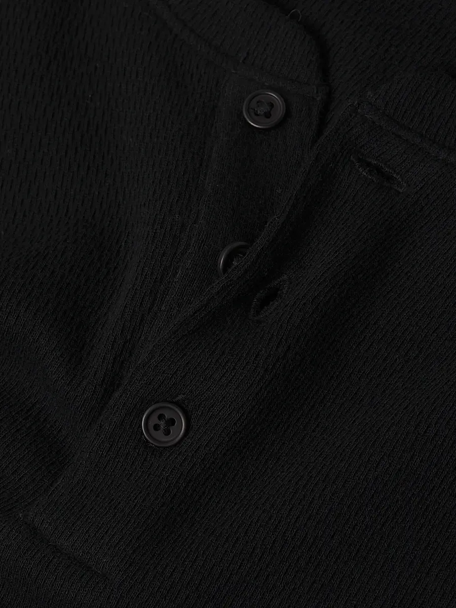 Vince Men's Jacquard Ribbed Henley | Thumbnail 6 Vince Men's Jacquard Ribbed Henley | Thumbnail 6