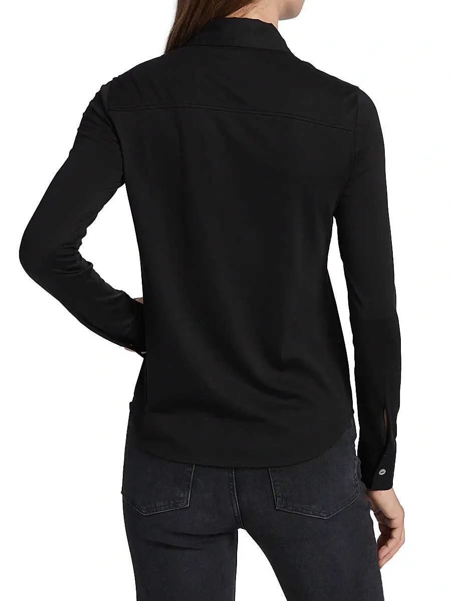 Theory Women's Riduro Organic Cotton Shirt | Thumbnail 5 Theory Women's Riduro Organic Cotton Shirt | Thumbnail 5