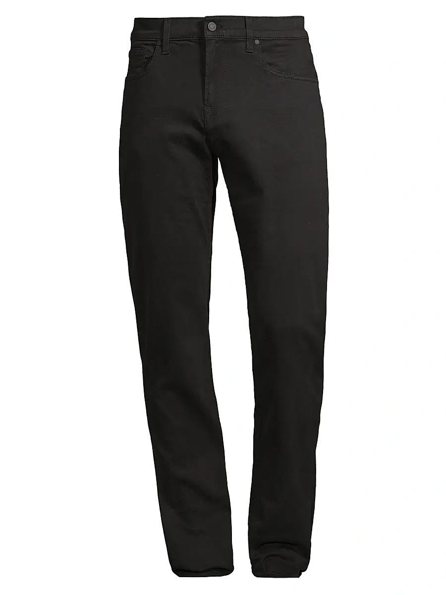 7 For All Mankind Men's Slimmy Clean Pocket Jeans - Black | Image 1 7 For All Mankind Men's Slimmy Clean Pocket Jeans - Black | Image 1