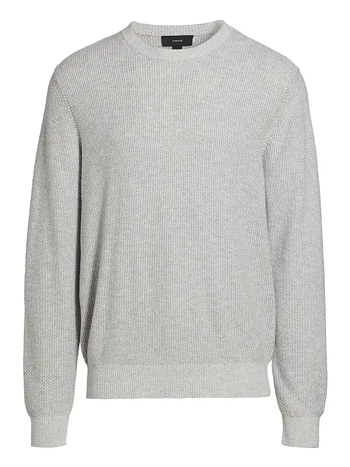 Men's Geo Jacquard Long-Sleeve Crewneck Sweater Men's Geo Jacquard Long-Sleeve Crewneck Sweater