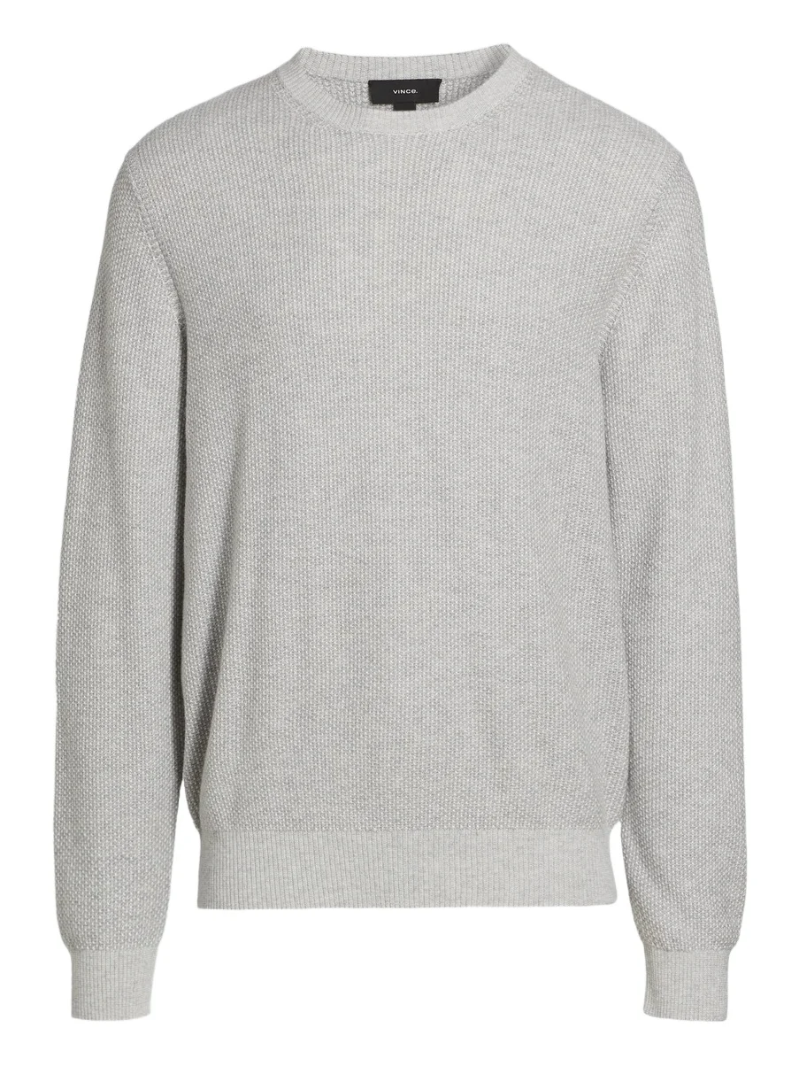 Men's Geo Jacquard Long-Sleeve Crewneck Sweater Men's Geo Jacquard Long-Sleeve Crewneck Sweater