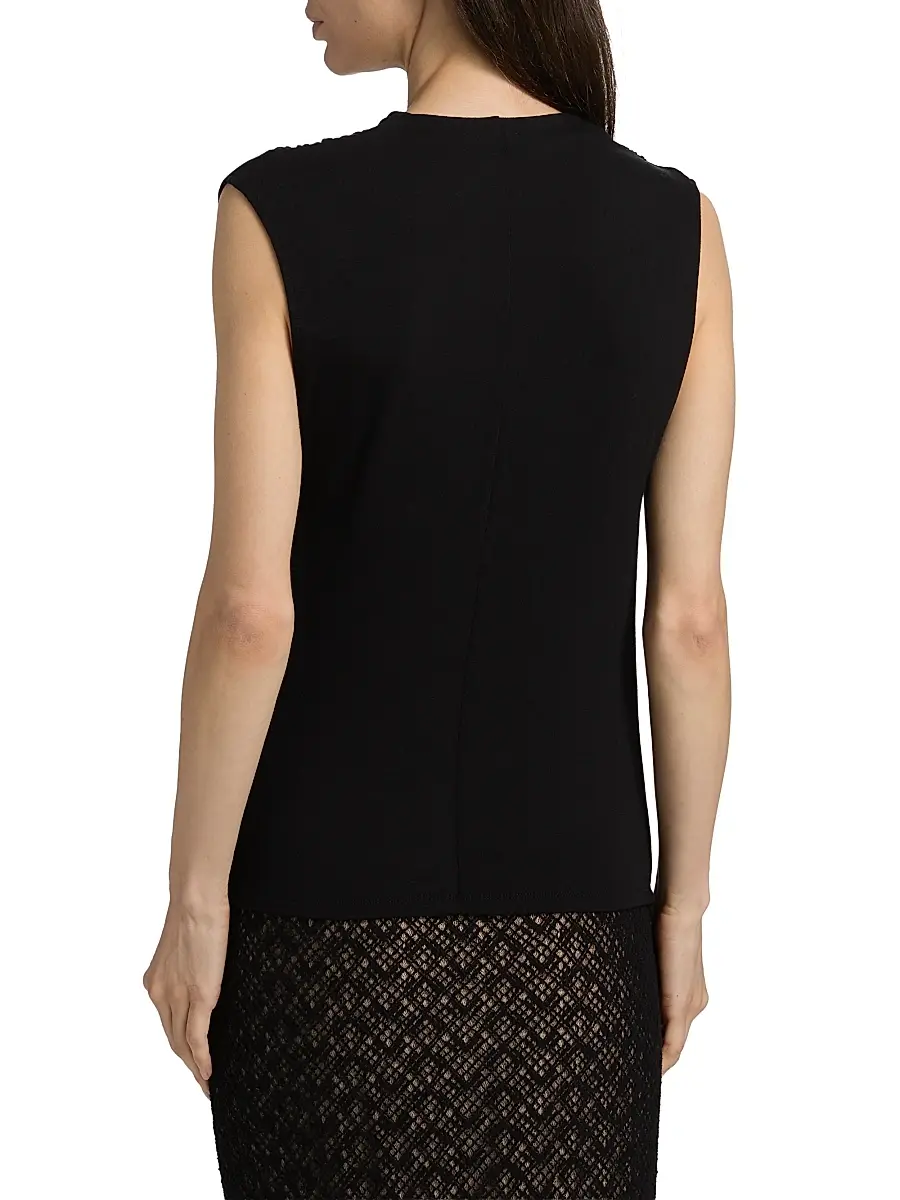 Vince Women's Draped Cowlneck Sleeveless Top | Thumbnail 5 Vince Women's Draped Cowlneck Sleeveless Top | Thumbnail 5